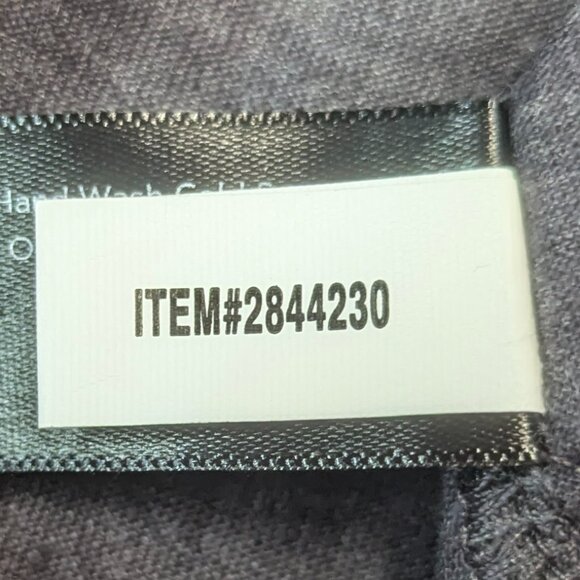 Boston Proper XS Gray Tee with Bejeweled Neck - Picture 6 of 13